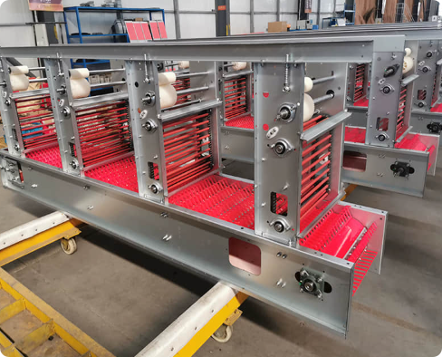 Automatic Egg Collection System for Commercial Layer Cage Farm