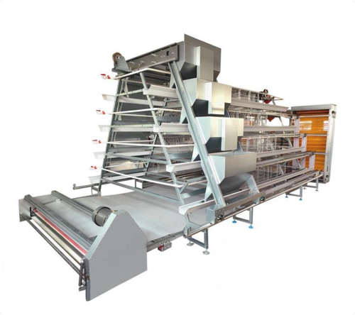 Hot Dip Galvanized A-Type Layer Cage System for Commercial Egg Farming