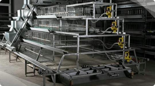 A-type broiler cage system for commercial poultry farming production A-type broiler cage system for commercial poultry farming production