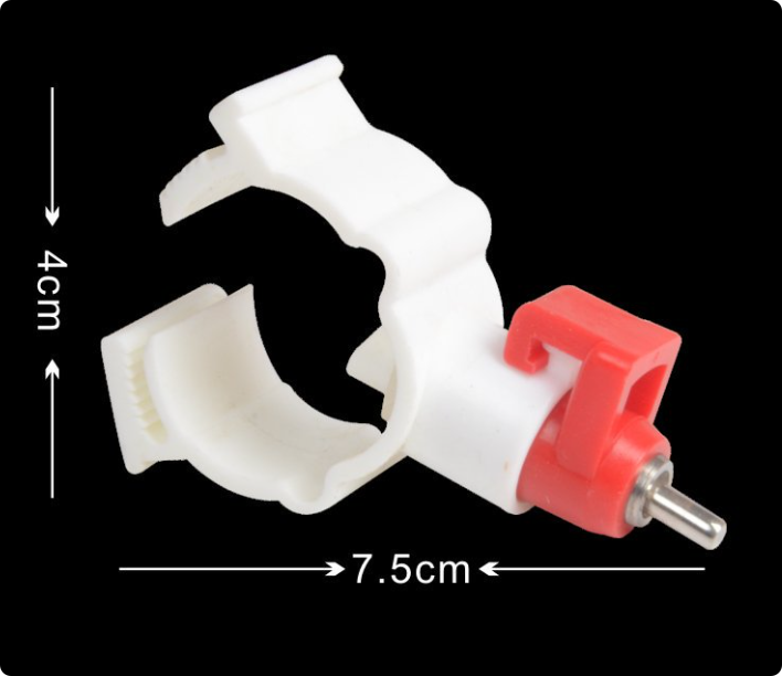 Clip type poultry nipple drinking system for laying hen farm water line equipment Clip type poultry nipple drinking system for laying hen farm water line equipment