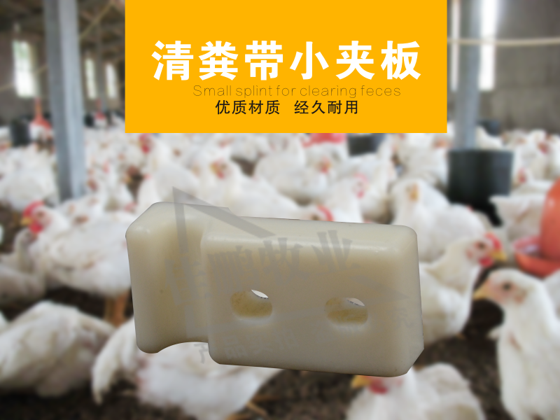 Manure belt fixing clip for poultry manure removal system Manure belt fixing clip for poultry manure removal system