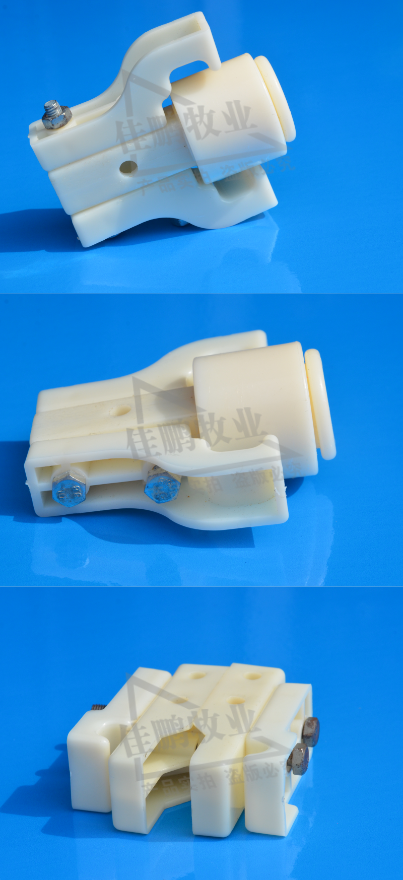 Manure belt fixing clip for poultry manure removal system Manure belt fixing clip for poultry manure removal system