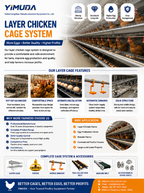 Layer Chicken Cage System: Efficient Housing Solutions for Modern Egg Farms